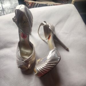 Adrianna Papell Silver Women's Heels